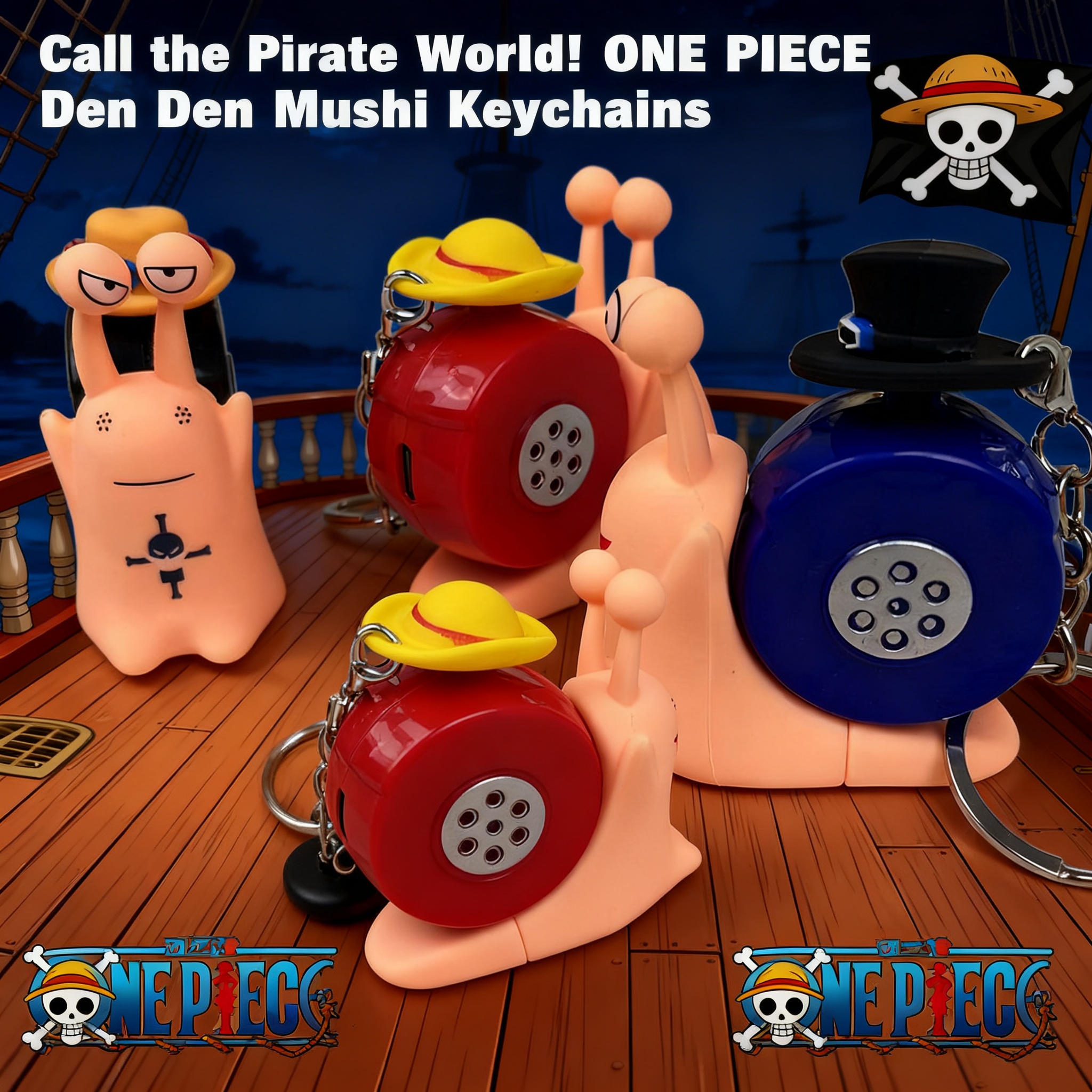 Anime One Piece Merchandise - Anime One Piece Den Den Mushi