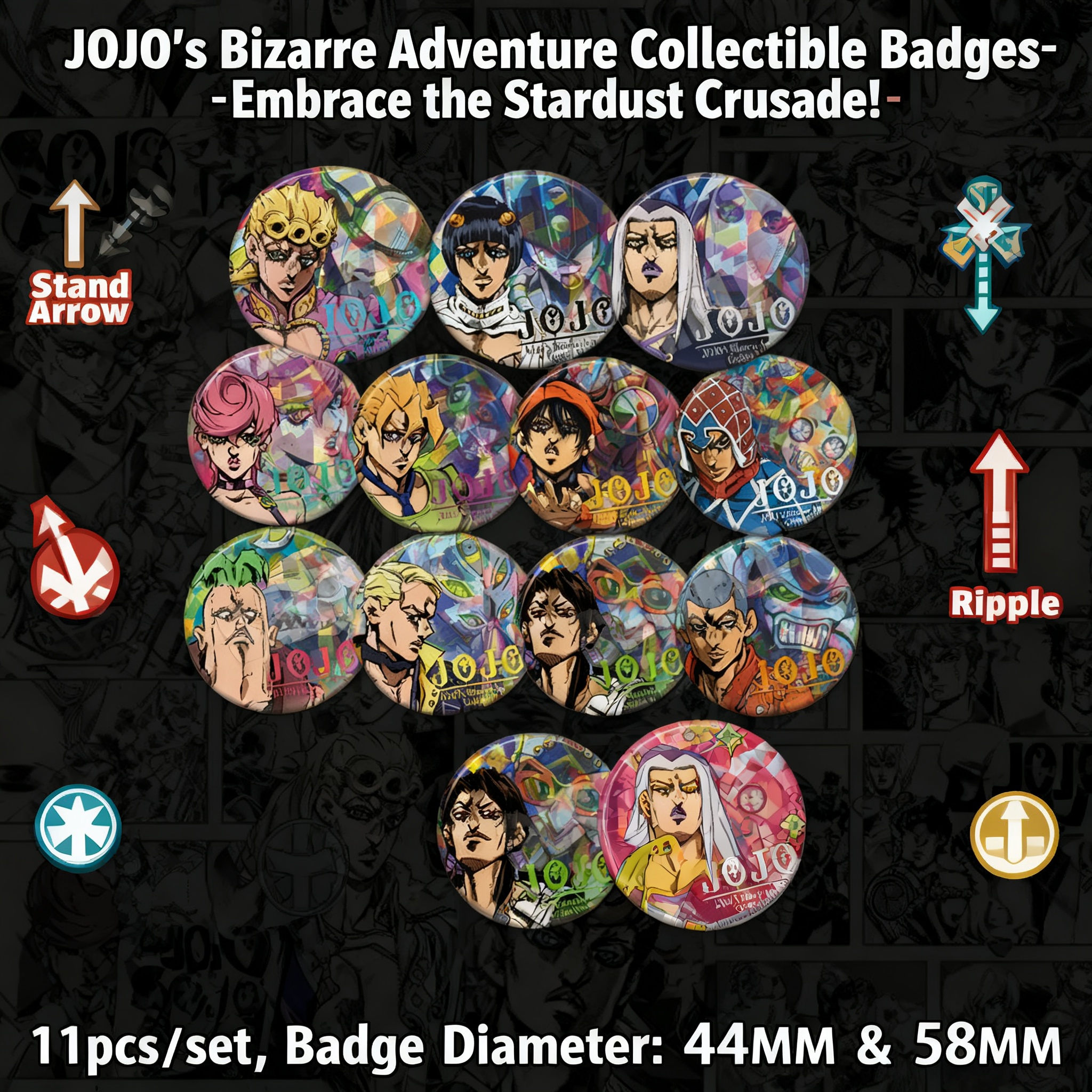 Jojo Anime Merchandise - JoJo Bizarre Adventure Golden Wind Cosplay