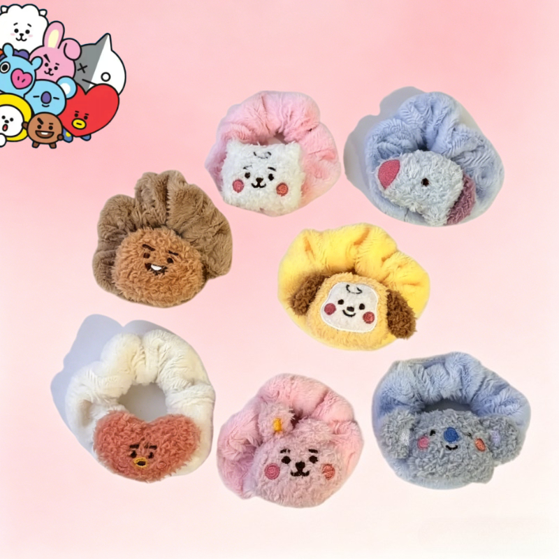 Original Anime Merchandise - BT21 cartoon cute plush doll hair