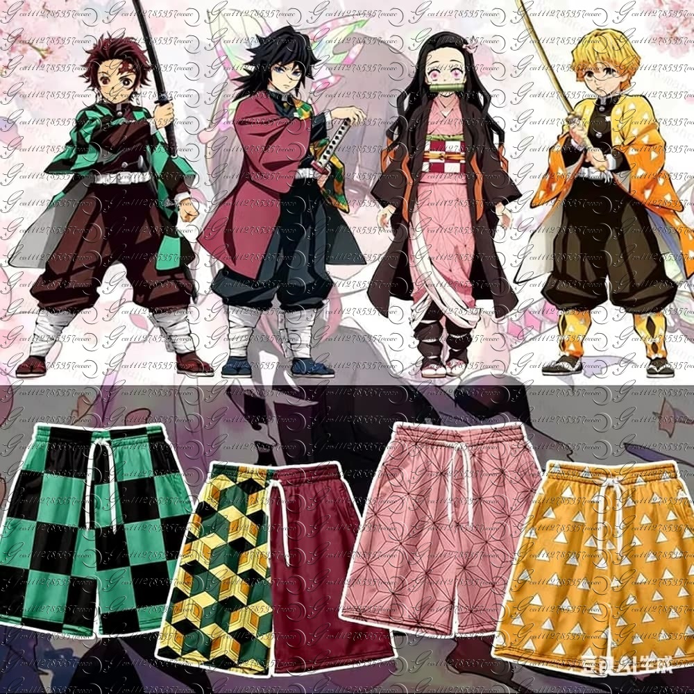 2026 New Demon Slayer Shorts f - Anime Merchandise Women avaliação e preço