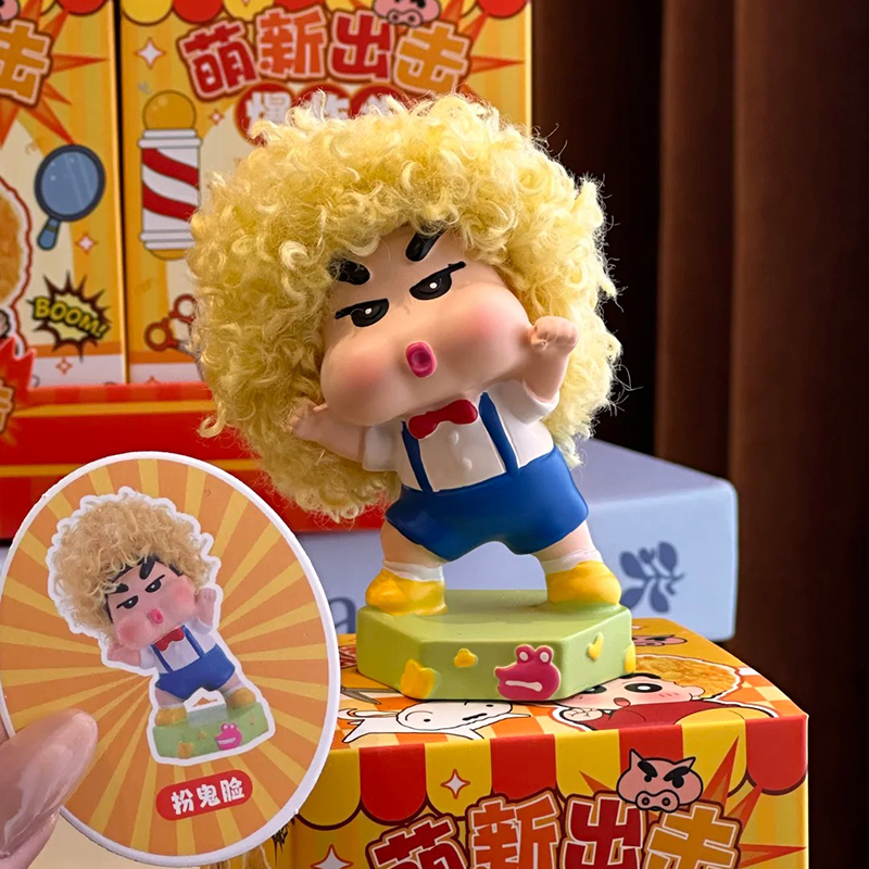 Newbie Attack Afro Crayon Shin - Anime Merchandise Women avaliação e preço