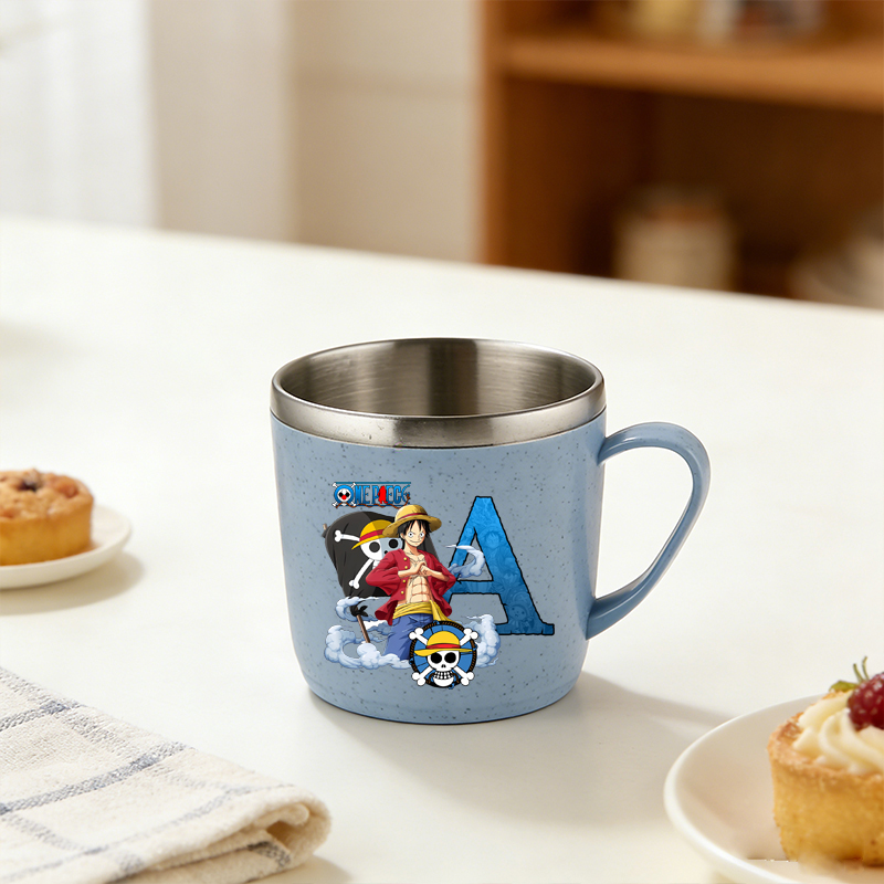 One Piece Water Cup Boy Girl A - Anime One Piece Merchandise avaliação e preço