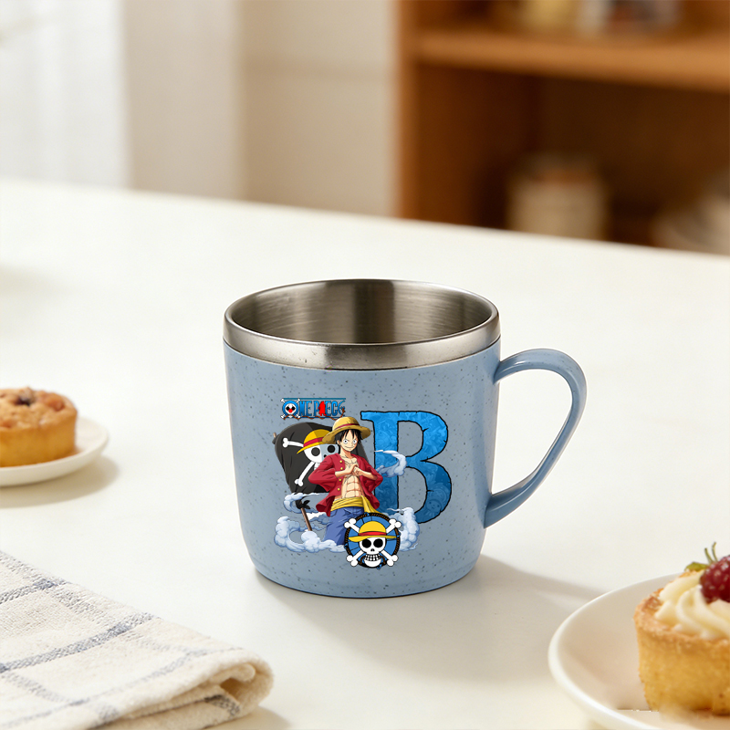 One Piece Water Cup Boy Girl A - Anime One Piece Merchandise avaliação e preço