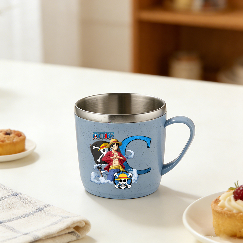 One Piece Water Cup Boy Girl A - Anime One Piece Merchandise avaliação e preço