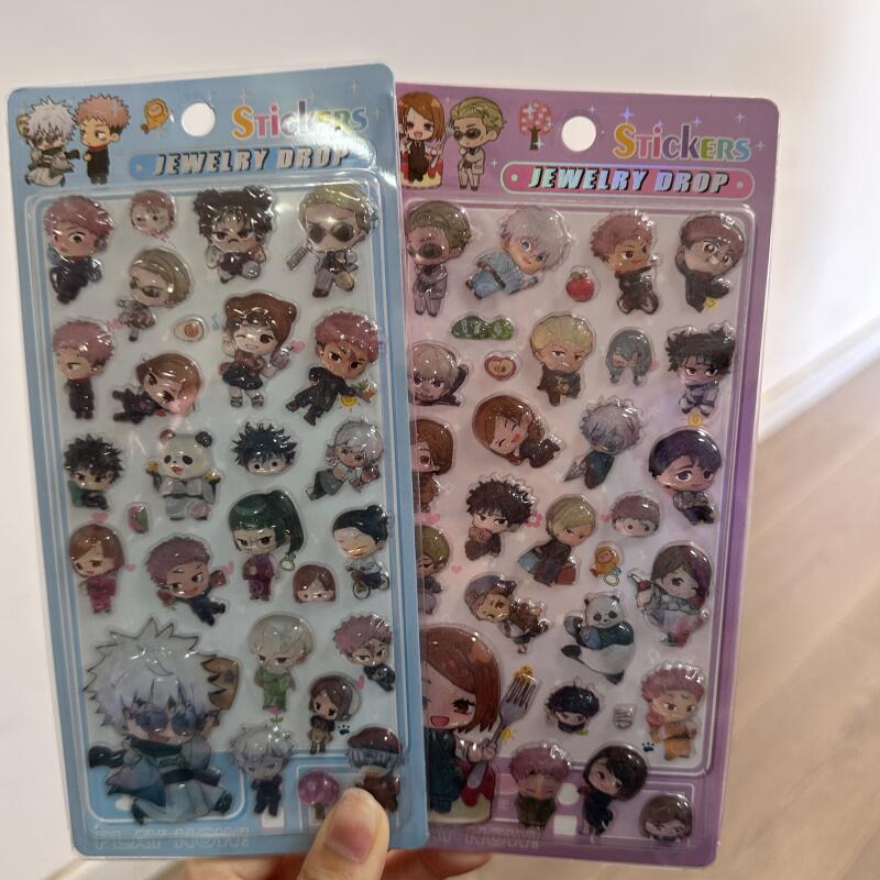 Cartoon 3D Relief Stickers Ani - Anime One Piece Merchandise avaliação e preço