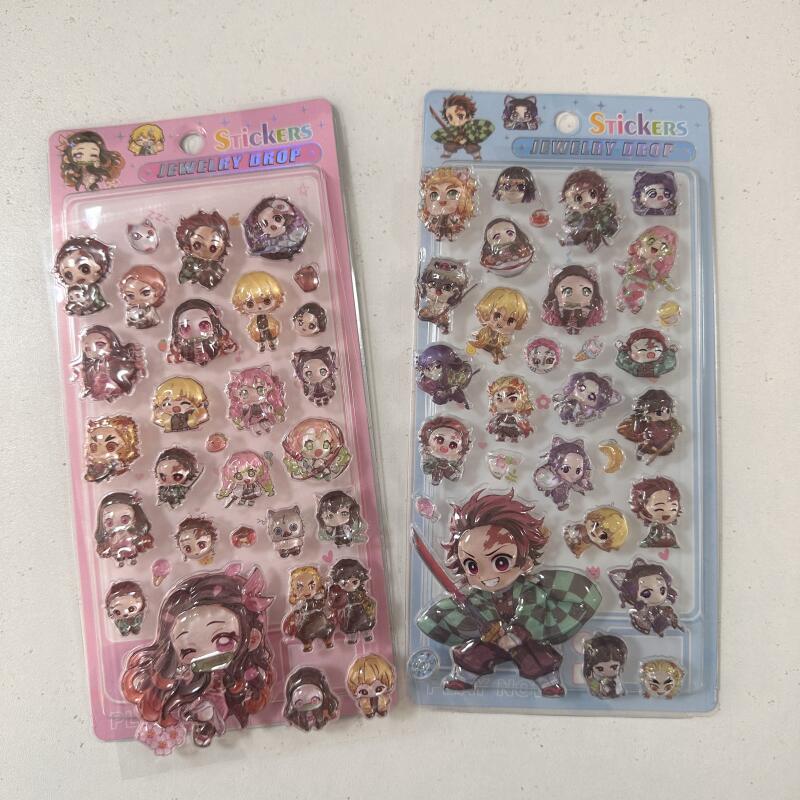Cartoon 3D Relief Stickers Ani - Anime One Piece Merchandise avaliação e preço