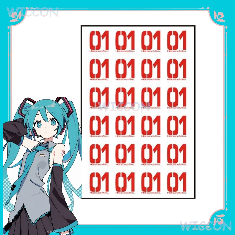 wona/Tattoo Sticker Arm Waterp - Anime Merchandise Women avaliação e preço