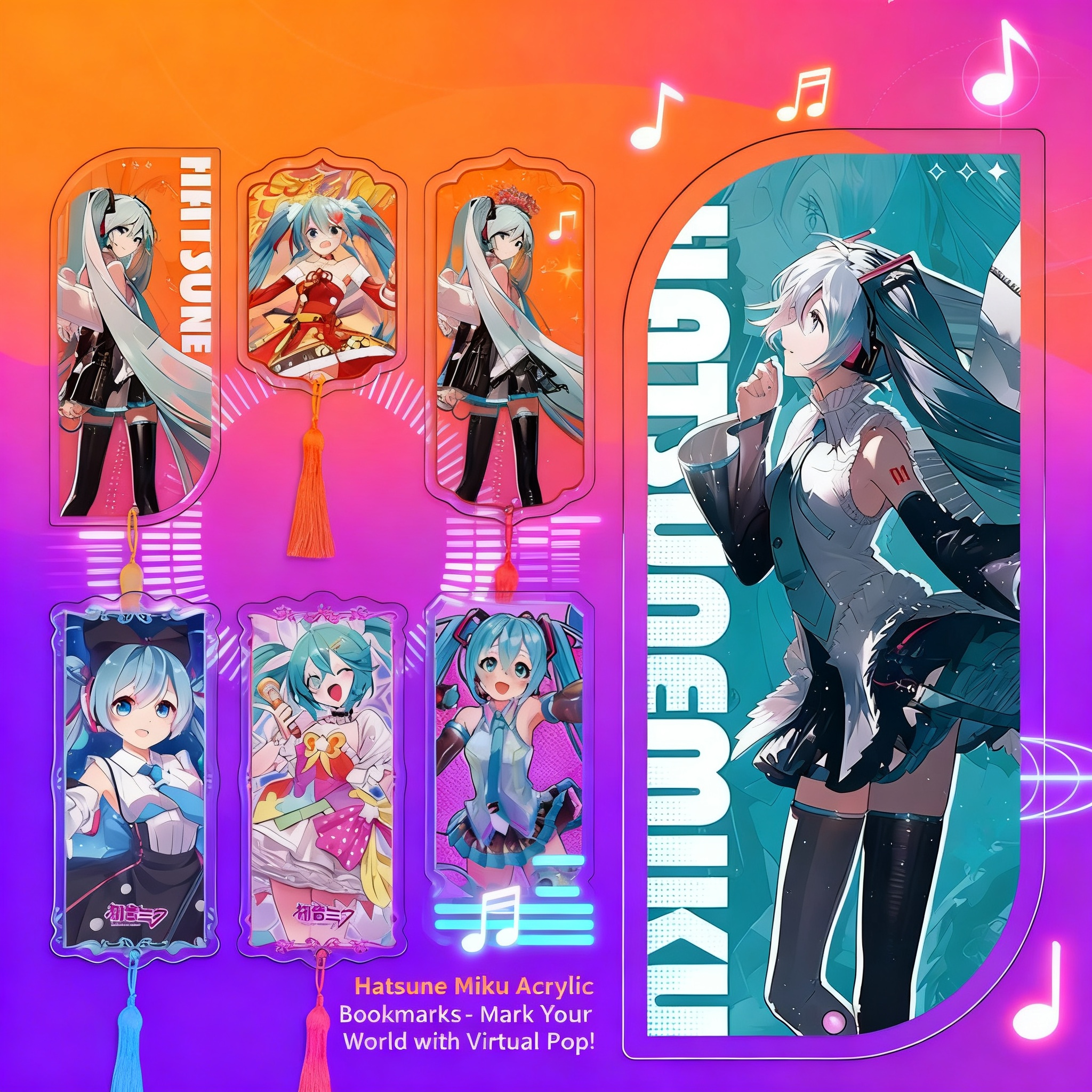 Hatsune Miku Ancient Style Acr - Original Anime Merchandise avaliação e preço