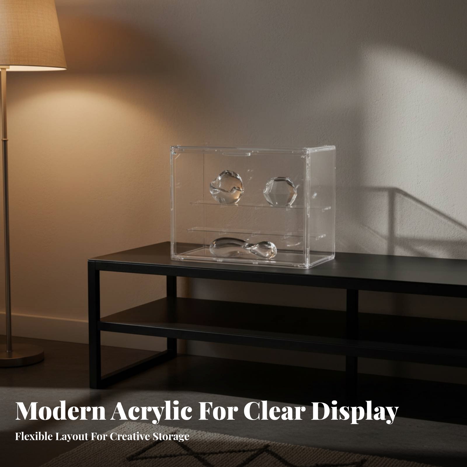 Clear Acrylic Display Case Hig - Figure Display Box avaliação e preço
