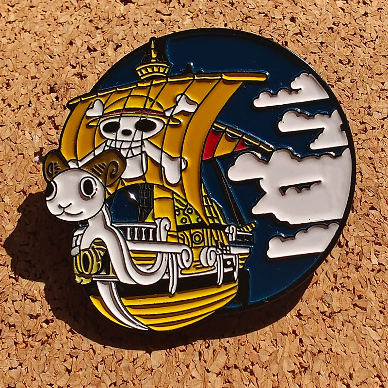 One Piece Enamel Pins Brooch T - Anime One Piece Merchandise avaliação e preço