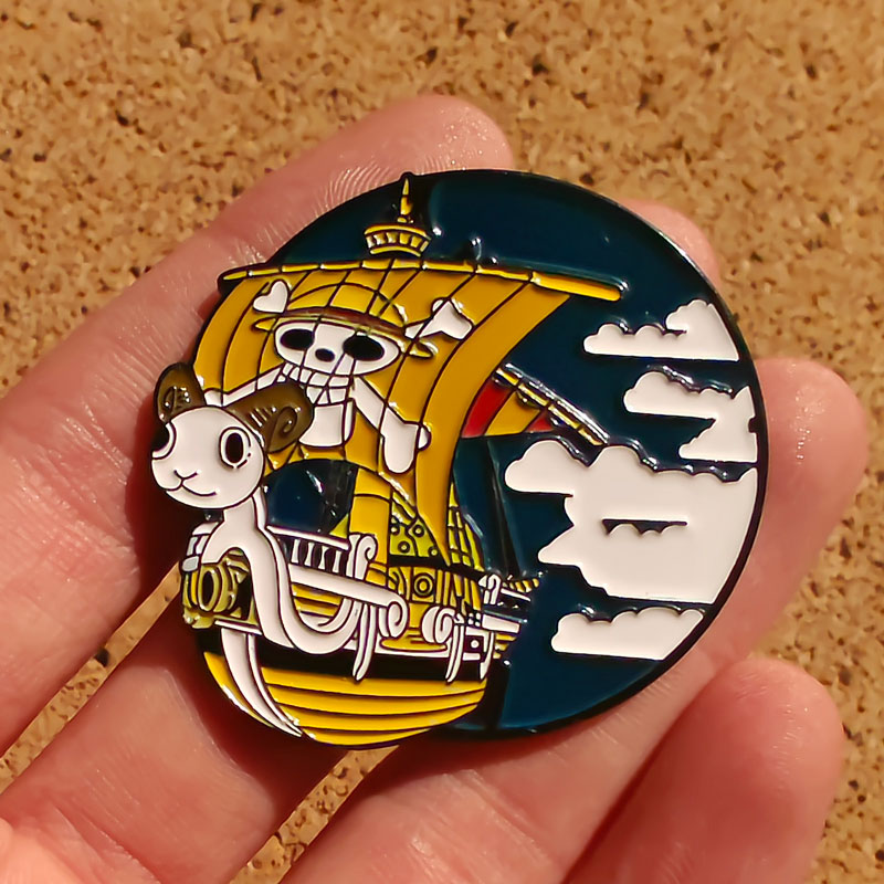 One Piece Enamel Pins Brooch T - Anime One Piece Merchandise avaliação e preço