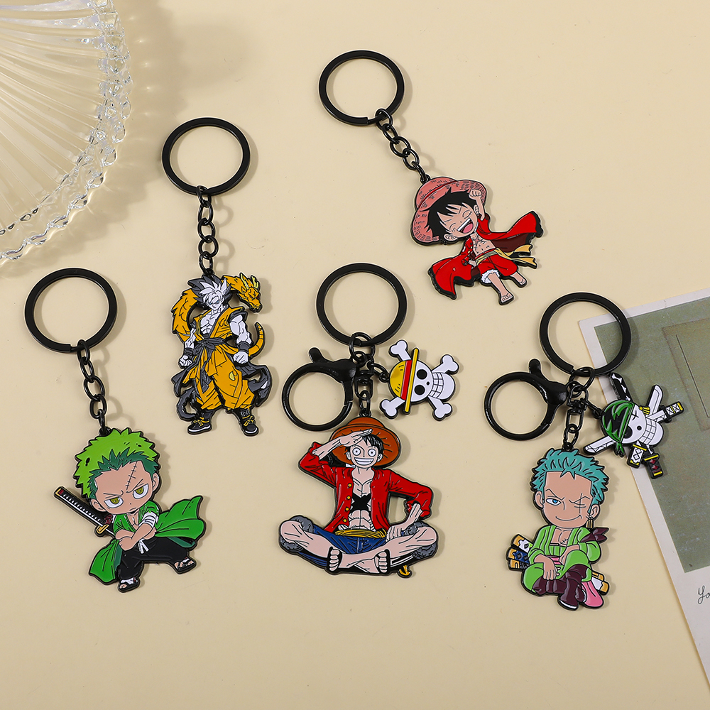 One Piece Anime Keychain Set - - Anime One Piece Merchandise avaliação e preço