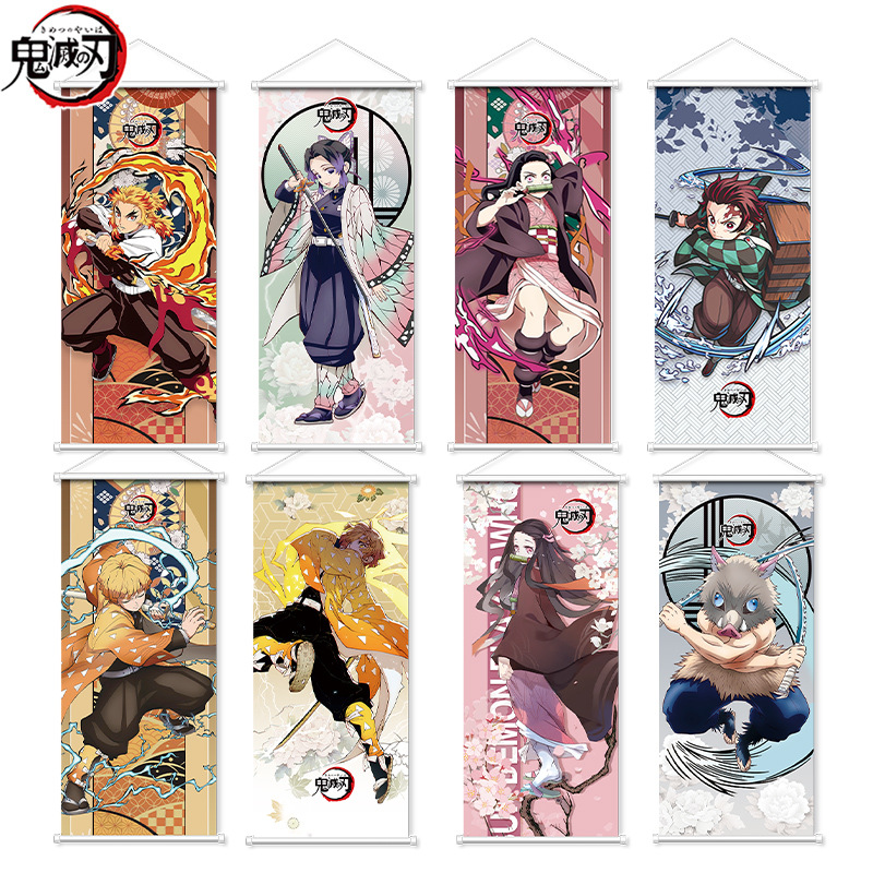 Demon Slayer Wall Scroll Nezuk - Anime Convention Merchandise avaliação e preço