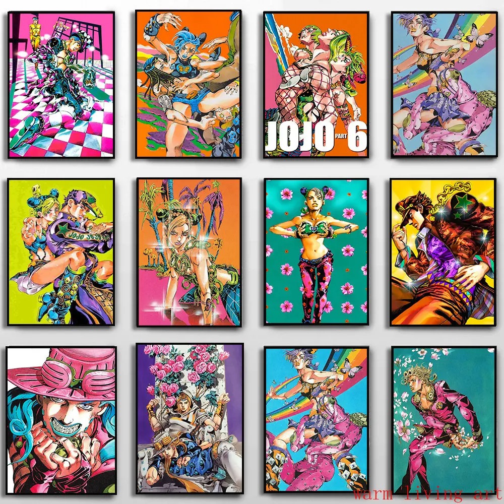 Classic Anime Poster JoJo's Bi - Jojo Anime Merchandise avaliação e preço