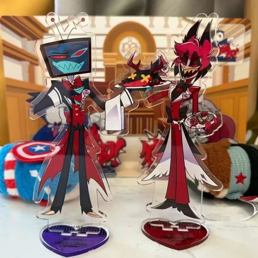 2pcs Hazbin Anime Peripherals  - Given Anime Merchandise avaliação e preço