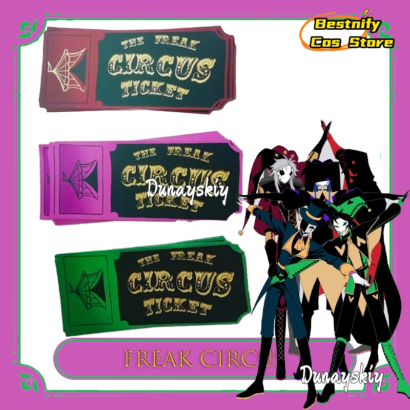BFreak Circus Ticket Card Red  - Anime Merchandise Women avaliação e preço