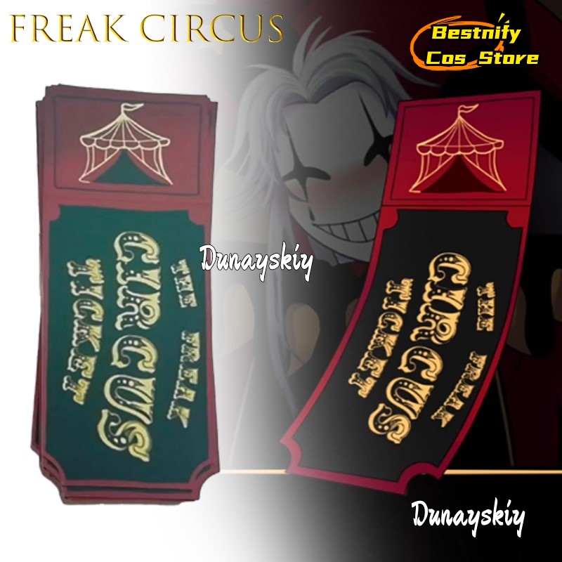 BFreak Circus Ticket Card Red  - Anime Merchandise Women avaliação e preço