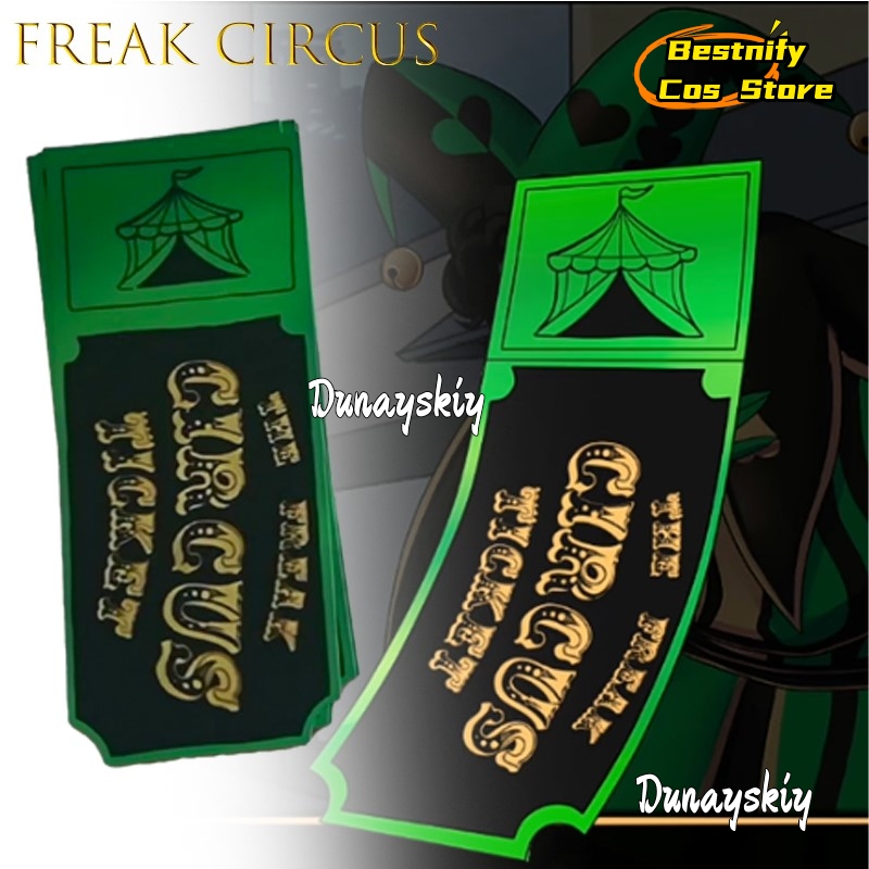 BFreak Circus Ticket Card Red  - Anime Merchandise Women avaliação e preço