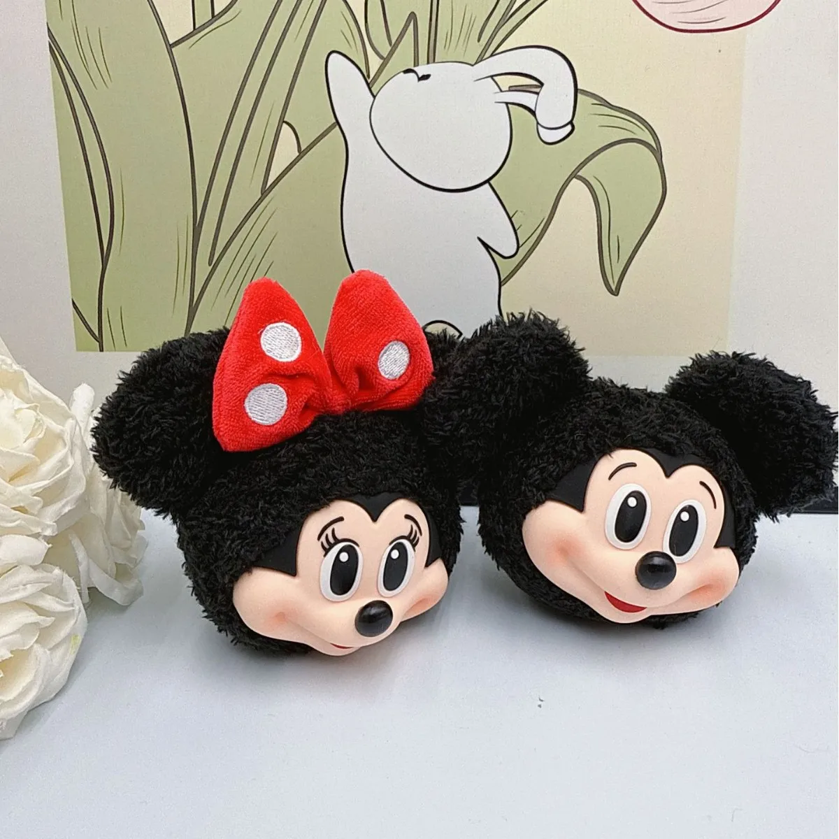 Mickey Minnie Plush Doll Keych - Original Anime Merchandise avaliação e preço