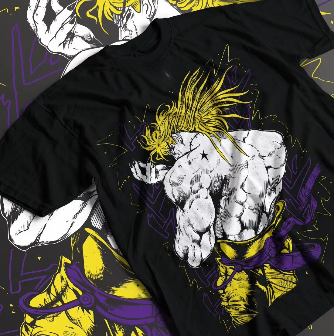 High-quality Crew-neck Short-s - Jojo Anime Merchandise avaliação e preço