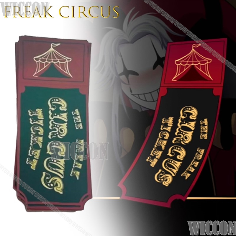 Freak Circus Ticket Card Red G - Original Anime Merchandise avaliação e preço