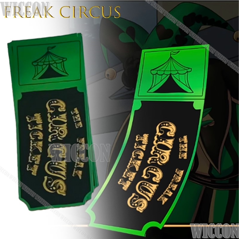 Freak Circus Ticket Card Red G - Original Anime Merchandise avaliação e preço