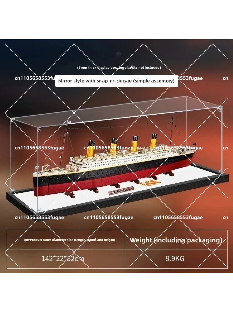 Suitable for 10294 Titanic mod - Figure Display Box avaliação e preço