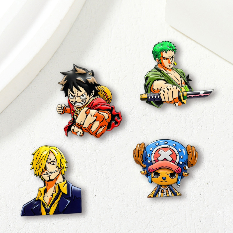4pcs ONE PIECE Cartoon Charact - Anime One Piece Merchandise avaliação e preço