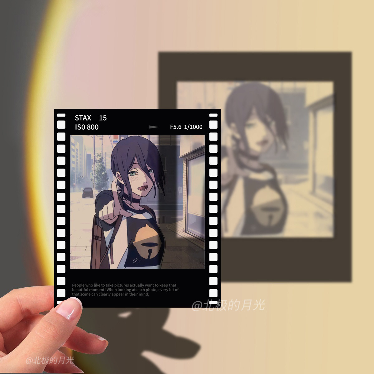Chainsaw Man Reze Arc Polaroid - Original Anime Merchandise avaliação e preço