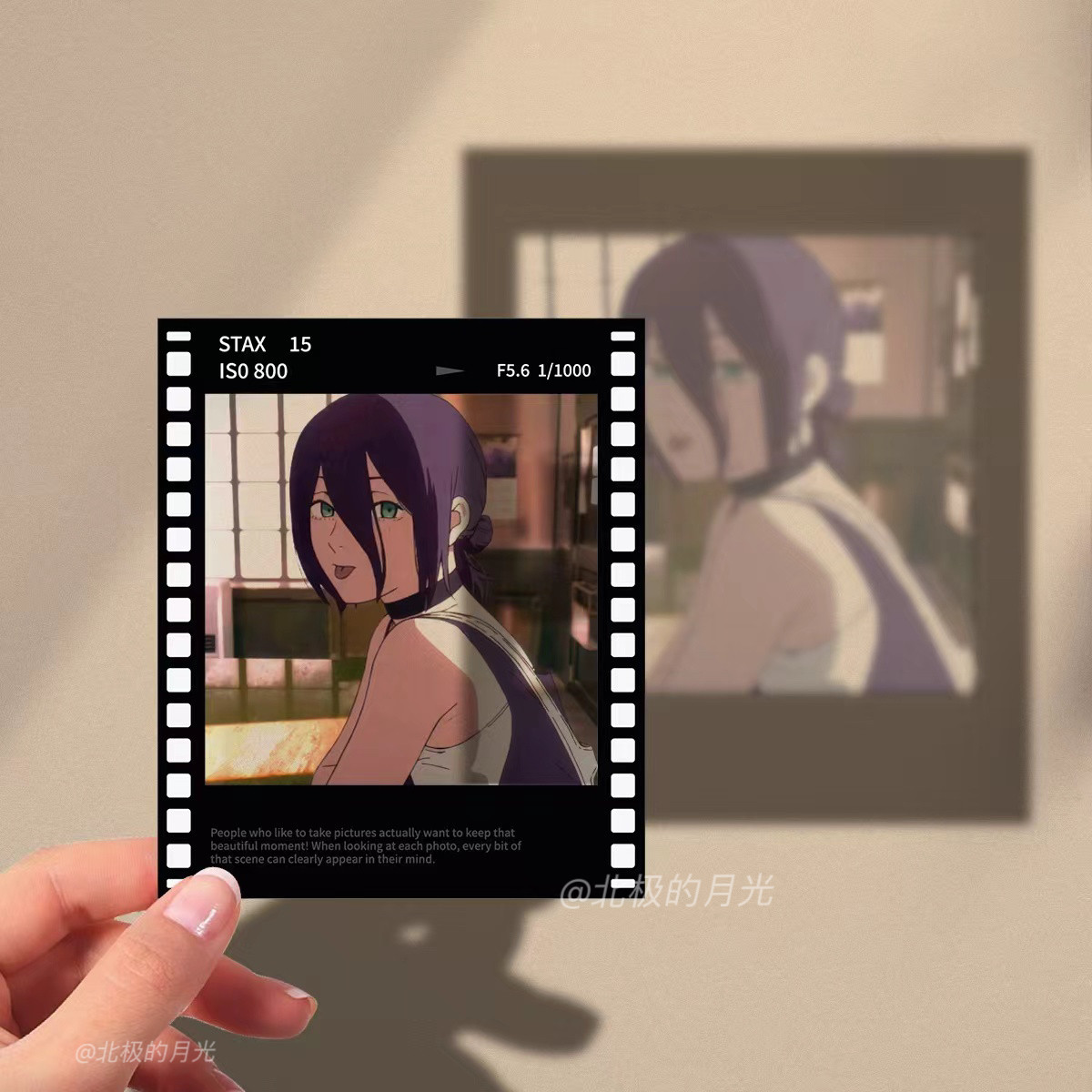 Chainsaw Man Reze Arc Polaroid - Original Anime Merchandise avaliação e preço