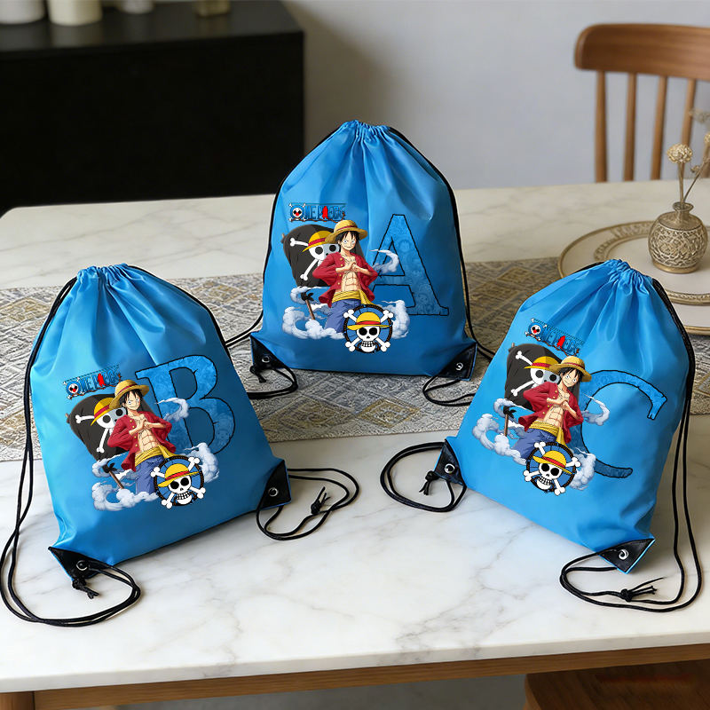 One Piece Man Drawstring Backp - Anime One Piece Merchandise avaliação e preço