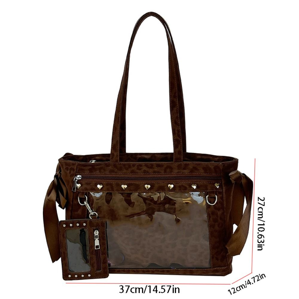 Harajuku Bow Rivet Itabag Y2K  - Anime Merchandise Women avaliação e preço