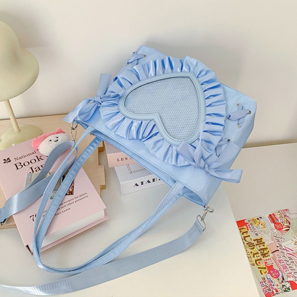 Casual Lace-up Heart Itabag PU - Anime Merchandise Women avaliação e preço