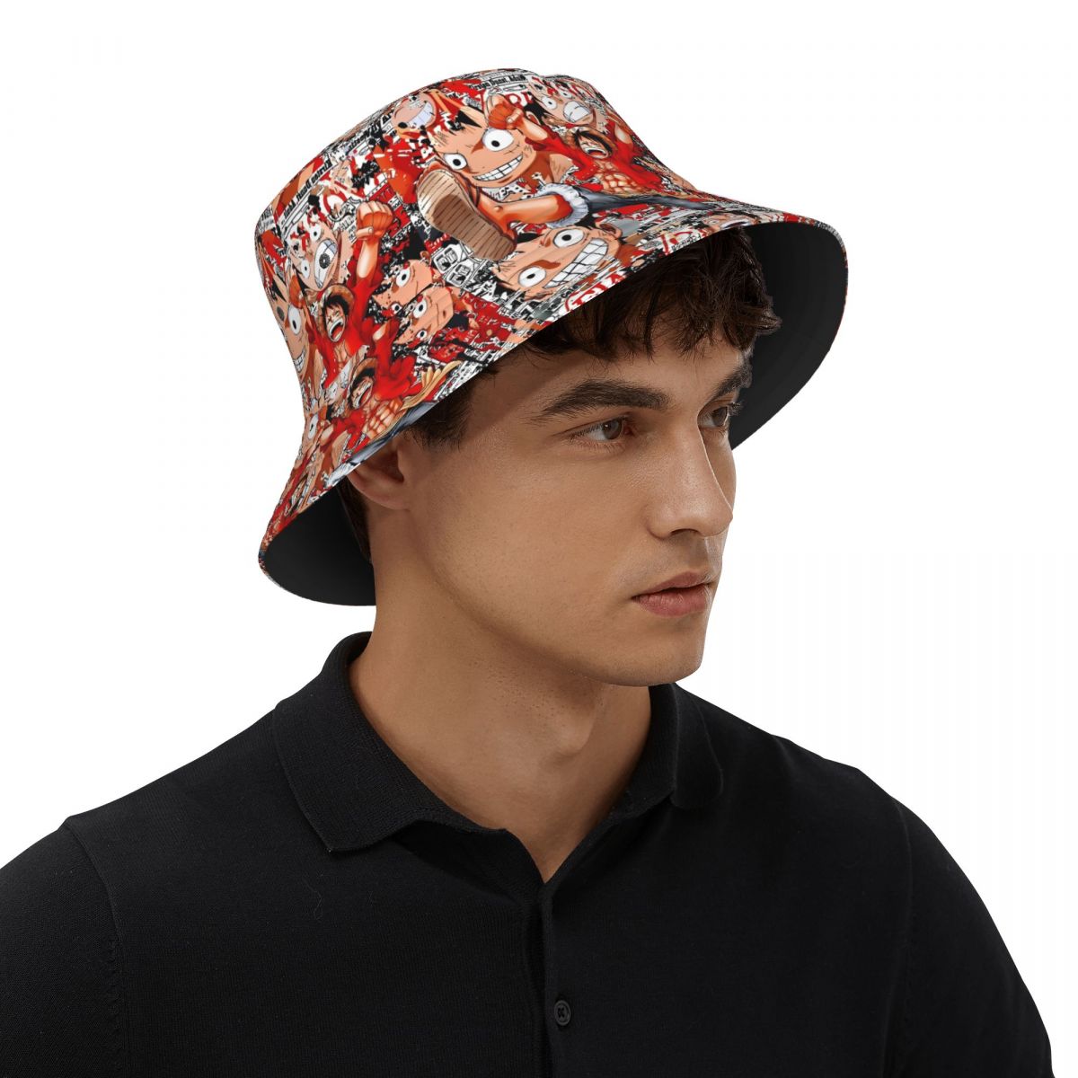 Anime One Piece Luffy Bucket H - Anime Merchandise Women avaliação e preço