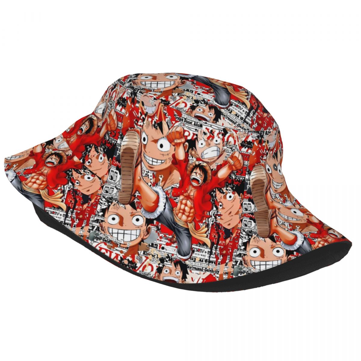 Anime One Piece Luffy Bucket H - Anime Merchandise Women avaliação e preço